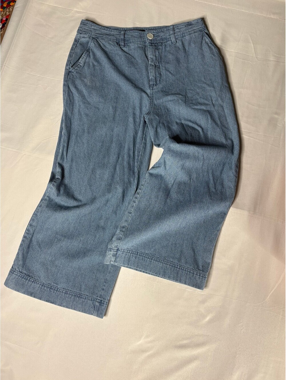 Who What Wear Women's Size 12 Blue Wide Leg Denim Jeans